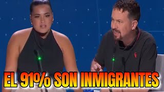 Jóven VIRAL DESTROZA a Pablo Iglesias por la D3LINCUENCIA de INMIGRANTES IL3GALES [upl. by Tod]