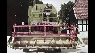 CLAAS product history CLAAS MERCATOR straw walker combine harvester [upl. by Nnodnarb789]