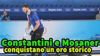 Favola curling per l’Italia Constantini e Mosaner conquistano un oro storico [upl. by Morgan129]