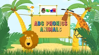 ABC Phonics Animals  Alphabet Animals Song  Nursery Rhyme  Sound Animal  Education ABC for kids [upl. by Arten884]