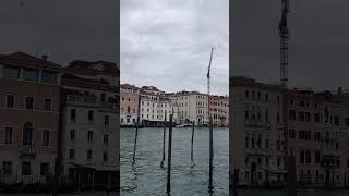 Venice Italy  Outside of Basilica Santa Maria Della Salute [upl. by Ahsemed106]