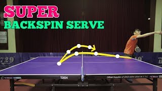 Learning Incredible Ghost Serve Super Backspin  MLFM Table Tennis Tutorial [upl. by Halac326]