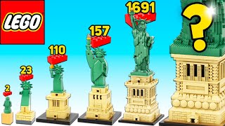 LEGO Statue of Liberty in Different Scales  Comparison [upl. by Steere449]