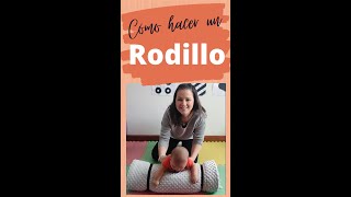 Rollo ó Rodillo Casero para Estimular a tu Bebé  Control de la cabeza shorts [upl. by Barthold]