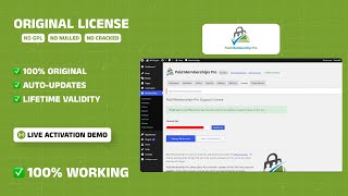 Paid Membership Pro with License Key  Premium Membership Plugin for WordPress  Lifetime Activation [upl. by Jew]