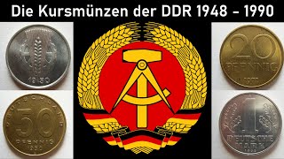 Die Kursmünzen der Deutschen Demokratischen Republik 19481990 [upl. by Mosnar]