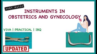 Obstetrics and gynaecology instruments  VIVA  NEET PG [upl. by Assert]