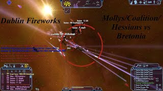 Discovery Freelancer 52 Dublin Fireworks  MollysCoalitionHessians vs Bretonia [upl. by Islek]