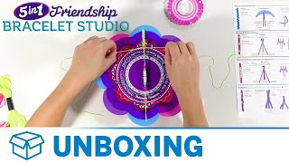 Unboxing Estudio de Pulseras 5 en 1 Shimmer n Sparkle  COLORBABY [upl. by Aicinad]