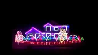 Dubstep Christmas Lights 2012 Skrillex Bangarang [upl. by Mini]