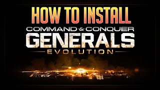 How to Install Generals Evolution  RA3 Mod [upl. by Ylicec648]