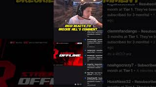 Ricci Reacts to Breckie Hill’s Comment Twitch  Ricci [upl. by Akahc]