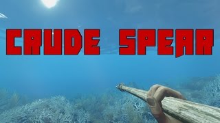 STRANDED DEEP How To Make a Crude Spear [upl. by Hsaniva]