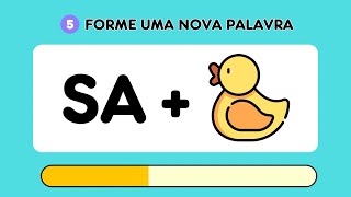 Palavras para aprender a ler  Qual é a palavra  Jogo infantil  Palavras simples  Sílabas [upl. by Thurber]