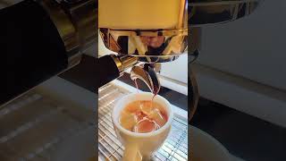 How to make ice AmericanoBarista training coffee latteart espresso americano espressocup [upl. by Lertnek]