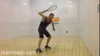 Rocky Carson Racquetball Forehand Drills [upl. by Callum364]