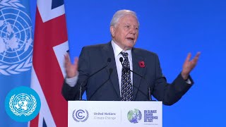 David Attenborough Peoples Advocate for COP26 Address to World Leaders  Climate Action [upl. by Marquis571]