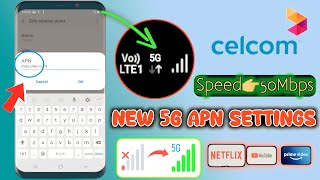 celcom 5g high speed net apn settings 2022 [upl. by Giannini820]