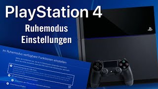 Ps4 PlayStation Ruhemodus Optimal Nutzen [upl. by Caras]