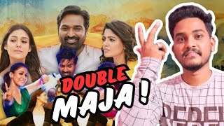 Kaathu Vaakula Rendu Kaadhal  Double Trouble Movie Review in Hindi  Vijay Sethupathi [upl. by Olumor206]