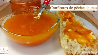 Confiture de pêches jaunes  recettes de confitures [upl. by Doll]