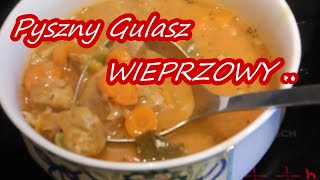 GULASZ WIEPRZOWY PRZEPIS Z MIĘSA WIEPRZOWEGO TRADYCYJNY z WARZYWAMI🧡💥Nr504 babciabozenkagotuje [upl. by Oringas999]