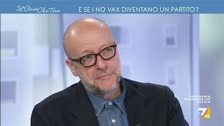 Myrta Merlino al giurista Ugo Mattei non vaccinato quotNon è più un ragazzino e se sinfettasse [upl. by Emolas]