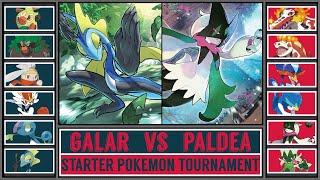 GALAR vs PALDEA  Starter Pokémon Tournament Battle 7 [upl. by Memory]