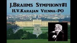 JBrahms Symphony1  HVKarajan ViennaPO  1959 [upl. by Nickie]