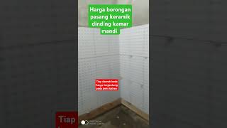 Borongan pasang keramik dinding kamar mandi [upl. by Aroda475]