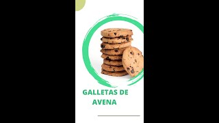 GALLETAS DE AVENA SIN HUEVOGalletas de avena sin harina de trigo [upl. by Nivlag253]