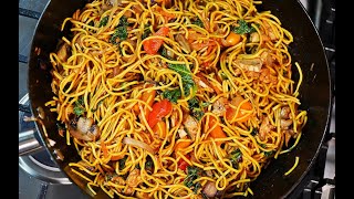 How to Make Chicken Chow Mein at Home  CaribbeanPotcom [upl. by Seltzer]