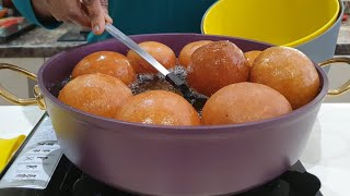 Ghana Dry BofrotPuff Puff Recipe [upl. by Ahsiekram]