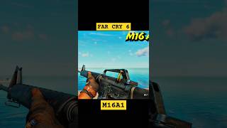 FAR CRY 6 M16A1  FAR CRY 6 WEAPONS shorts gaming [upl. by Ahola]