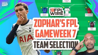 Zophars Gameweek 7 Team Selection  The FPL Wire  Fantasy Premier League Tips 202425 [upl. by Behre]