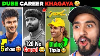 HARDIK ko HURT hora hai 😂  Dube Batting🔥  MS Dhoni flying catch 😍  CSK vs GT [upl. by Isa884]