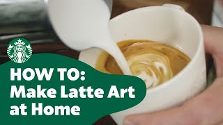 How to Make Latte Art at Home [upl. by Bax]