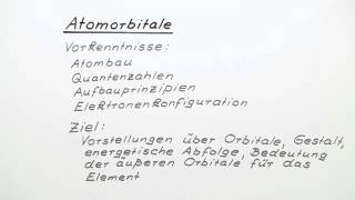 Atomorbitale  Chemie  Allgemeine und anorganische Chemie [upl. by Elihu]