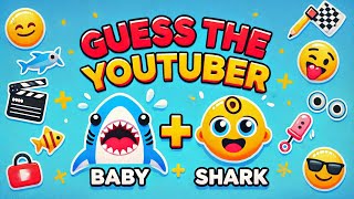 Can You Guess The YouTuber By Emoji  Emoji Quiz  Quiz Challenge [upl. by Gifferd392]