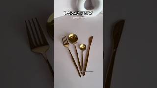 Golden cutlery  goldencutlery daraz [upl. by Nadabas]