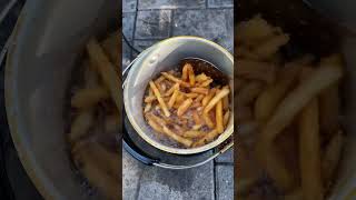 Crispy French Fries Deep Fried in Oil shorts youtubeshorts [upl. by Ninon]