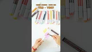 How to refill ohuhu markers shorts satisfying ohuhumarkers copic arttutorial youtubeshorts [upl. by Adnilym]