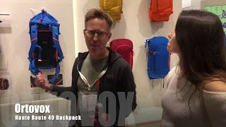 Ortovox Haute Route 40 Backpack 2021 Preview [upl. by Ecirtael]