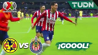 ¡SE CAE EL AZTECAAAA ¡GOL DE LAS CHIVAS  América 13 Chivas  CL2023  Semis  TUDN [upl. by Ahsrop]