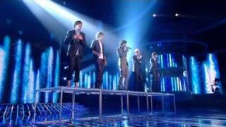 One Direction sing All You Need Is love  The X Factor Live show 7 Full Version [upl. by Einyaj]