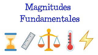 📏 Magnitudes Fundamentales 💡 Fácil y Rápido  FÍSICA [upl. by Oilasor]