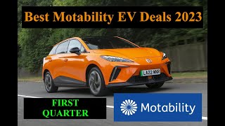 Best Motability EV Deals 2023 1st Quarter [upl. by Dre959]