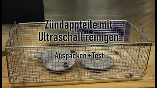 Zündappteile mit Ultraschall reinigen [upl. by Marcello]