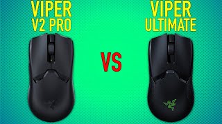 Razer Viper V2 Pro vs Razer Viper Ultimate  Full Specs Compare Mouse [upl. by Nydroj]