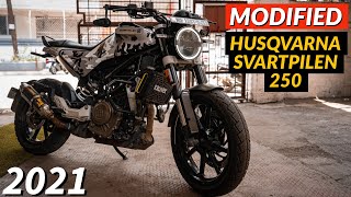 MODIFIED HUSQVARNA  Top 5 Modifications for Svartpilen amp Vitpilen [upl. by Beaufert]